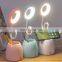 2020 Amazon 3 modes dimmable usb charging wireless LED desk lamps for kids study reading