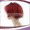 short curly red synthetic fiber cosplay male wigs