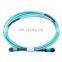 High Density 12 24 48 Core Fanout Cable OM3 OM4 MTP MPO Patch Cord