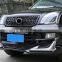 Автомобильные аксессуары в стиле TRD, передние решетки из ABS для Toyota Land Cruiser Prado 120 (рестайлинг) при конверсии Prado 120