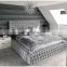 Luxury modern design soft beds Velvet queen and King Size bedroom sets furniture Bed frame