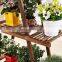 3 Tier Wood Plant Stand Large Multi Tiered Plant Shelf for Multiple Plants