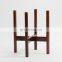 Balcony Flower Furniture Luxury Unique Modern Table Small Stool Wooden Bamboo Plant Stand