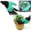 Best selling Digging and Planting Garden Gloves With Fingertips Claws