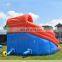 Customized amusement water park with slide for kids inflatable slide pool