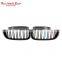 M color carbon fiber style double slat line grill for BMW 3 series GT F34 high quality kindly grill for BMW GT F34 2012-2019
