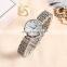 JW 6244 Charm Chain Stainless Steel Bracelet Quartz Classic Metal For Women Watches Silver