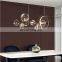 Luxury LED Chandelier Creative Lamp Strip Modern Minimalist Bar Glass Bubble Pendant Light For Restaurantr Shop