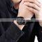 SKMEI new product 1490 saat erkek waterproof steel leather strap watches for men stylish