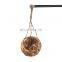 Best Price Rustic Woven Water Hyacinth Hanging Planter With Lining Modern Boho Wicker Straw Cover for Flower Pot