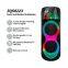 ZQS8223 wholesale 40W power dual 8 inch speaker with mic active party speaker with colorful lights