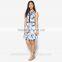 Latest new arrival ladies western dress design 3d digital printing dress with wholesale price D262