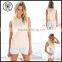 2015 Women Bulk Wholesale Blank Plain Sleeveless Cropped Top Hoodie