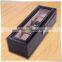 pu leather handmade luxury wrist watch case for men