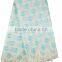 Mitaloo MOG0190 New Design Of Green Lace Fabric Organza Lace Fabric Oganza