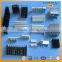 6063-T5 anodized aluminum extruded heat sink profiles manufacturer in China