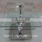 Stainless steel revolving multifunctional coffee table