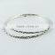 Round Oxidized Silver Kada Bangle 925 Sterling Silver Bangles, Silver Jewelry, Handmade Silver Jewelry