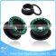 TP01066 factory wholesaler green crystal earring plug and tunnel piercing jewelry