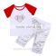 girls baseball kniting cotton outfits kids frock designs pictures wholesale children boutique clothing outfit