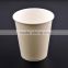 8oz eco- friendly PLA single wall paper tea cups