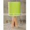 hot saled wooden E27*1 table lamp, fabric /cloth small desk light