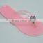 crystal flower shoes jelly slipper 2015