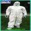 Disposable White Polypropylene PP Nonwoven Coverall