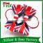 elastic loop red blue color bottle ribbon bow