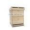 2016 hot sale international standard two levels Chinese fir wooden beehive for apiculture