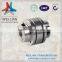 Flexible spline mechanical motor couplings for machinery