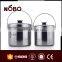 metal material,stainless steel food storage container set