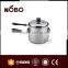 single handle steel lid Stainless Steel milk boiling pot