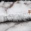 Factory direct supply customized size and color 100% genuine fox fur plate