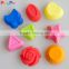 Flexible silicone cake molds for cake colorful silicone cupcake molds