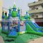 hot sale inflatable bouncy caslte with slide for kids