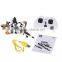 High Quality CX-12C RTF Drone 2.4G 4CH 6-Axis Gyro Brush Motor with LED Light RC Quadcopter Toys Airplane