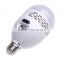 Audio Bulb Wireless Speaker 24pcs LED Light Bulb Lamp E27 10W 100-240V Energy Saving with Remote Control Led Stage Light Effect