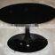 good quality of fiberglass base marble top oval shape tulip table