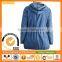 100% Cotton Wholesale Long-sleeve Hooded Chambray Parka Denim Jacket For Women