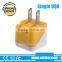 High quality! 5v 1a Double-Color US Plug Folding USB AC Home Wall Charger for Samsung Apple iPhone