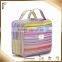 Popwide High Quality Easy Carry , large room Stripe Lunch bag, Lunch box