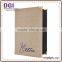 fabric menu for hotel / menu cover fabric / quality menu factory directed sale