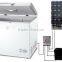 200L solar freezer hotsale DC 12V/24V DC & AC Portable 12V car freezer dc freezer for car use