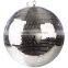 30inch 75cm led double hoops mirror ball night club stage decor glass ball floats for sale