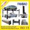 Four Post Car Parking lift rain coat and move with wheels for choice rain coat for choice