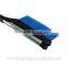 Heated and plastic snow shovel with brush