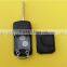 Best price 2 buttons flip remote key cover with groove blade Peugeot 407