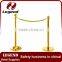 Hotel Queue Barrier Chrome Plated Rope Classic queue stand