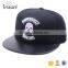 headwear popular flat leather brim mens cap acrylic flat cap